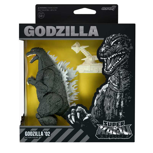 Toho Super Kaiju Wave 03 - Godzilla (2002), Super7 product photograph
