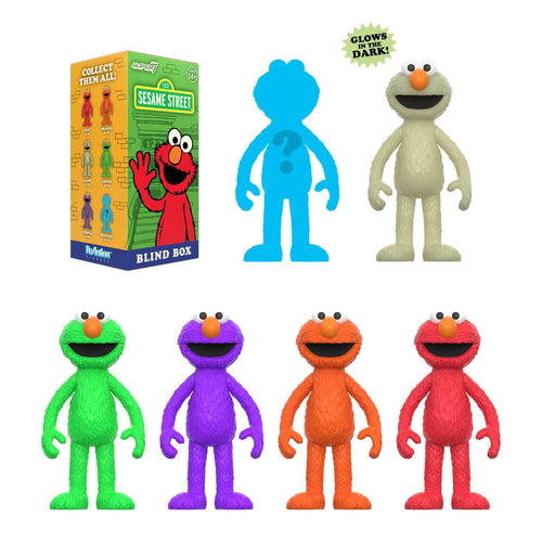 Sesame Street Blind Box Wave 04 - Elmo Individual Blind Box, Super7 product photograph