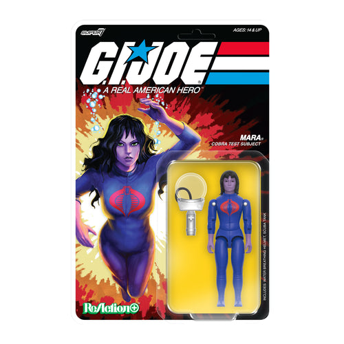 G.I. Joe ReAction+ Wave 06 - Mara, G.I. Joe ReAction+ action figure, Super7 product photograph
