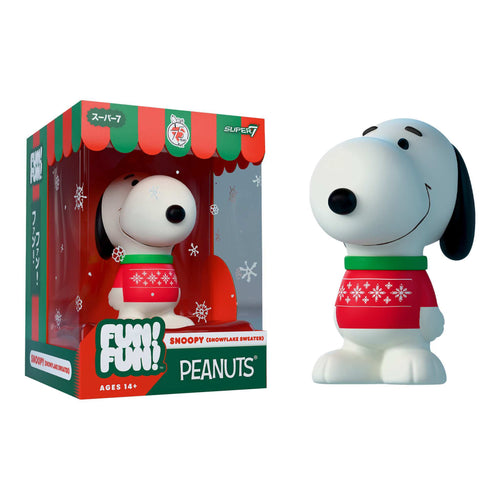 Peanuts FUN! FUN! Wave 03 (Holiday) - Snoopy (Snowflake Sweater), Super7 product photograph