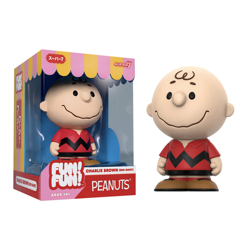 Peanuts FUN! FUN! - Charlie Brown (Red Shirt), Super7 product photograph