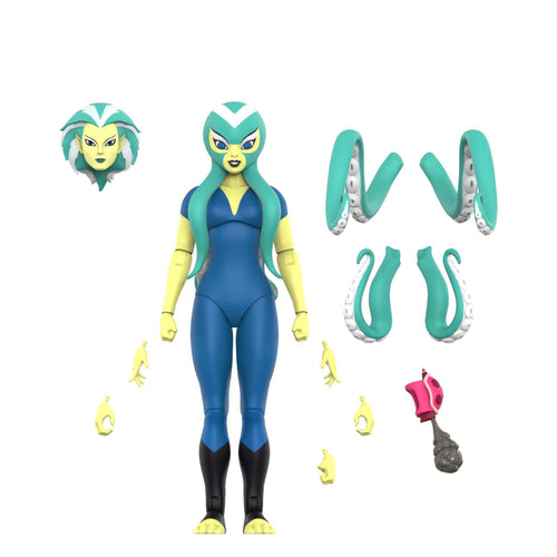 TigerSharks ULTIMATES! Wave 01 - Octavia  (Hybrid), TigerSharks ULTIMATES! action figure, Super7 product photograph