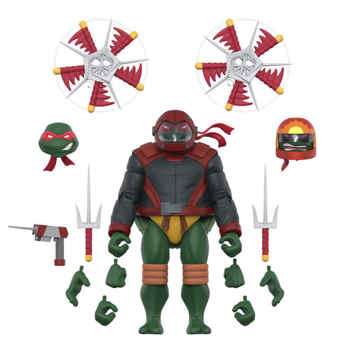 Teenage Mutant Ninja Turtles ULTIMATES! Wave 14 - Raphael (Road Gear), Teenage Mutant Ninja Turtles ULTIMATES! action figure, Super7 product photograph
