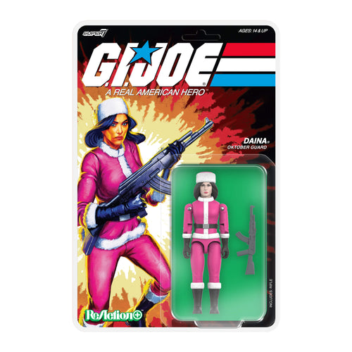 G.I. Joe ReAction+ Wave 07 - Daina (Cartoon), G.I. Joe ReAction+ action figure, Super7 product photograph