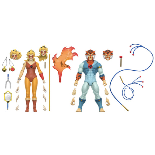 ThunderCats ULTIMATES! Cheetara & Tygra, ThunderCats ULTIMATES! action figure, Super7 product photograph
