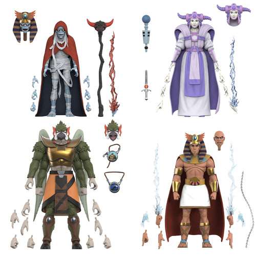 ThunderCats ULTIMATES! Wave 15 -Jagara, Zaxx, Wizz-Ra & Mumm-Ra (Old Man), ThunderCats ULTIMATES! action figure, Super7 product photograph