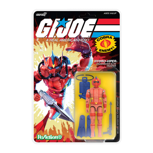 G.I. Joe ReAction+ Wave 07 - Hydro Viper (Comic), G.I. Joe ReAction+ action figure, Super7 product photograph