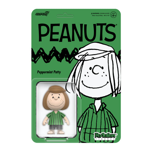 Peanuts ReAction Figures Wave 09 - Peppermint Patty, Peanuts ReAction action figure, Super7 product photograph