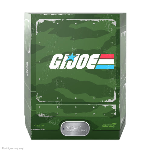 G.I. Joe ULTIMATES! Wave 3 - Scarlett, G.I. Joe ULTIMATES! action figure, Super7 product photograph