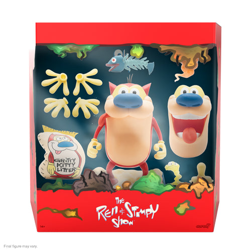 Ren & Stimpy ULTIMATES! Wave 1- Stimpy (Pre-Order), Ren & Stimpy ULTIMATES! action figure, Super7 product photograph
