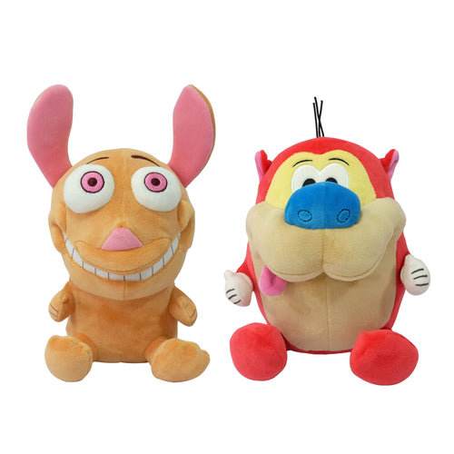 MTV Super Duper Plush Wave 01 - Ren & Stimpy, MTV Super Duper Plush action figure, Super7 product photograph