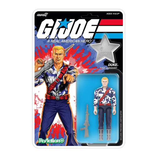 G.I. Joe ReAction+ Wave 08 - Duke (America's 250th Anniversary), G.I. Joe ReAction+ action figure, Super7 product photograph