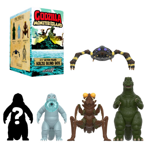 Toho Blind Box Wave 13 (Showa Monster Island) - Individual Blind Box, Super7 product photograph