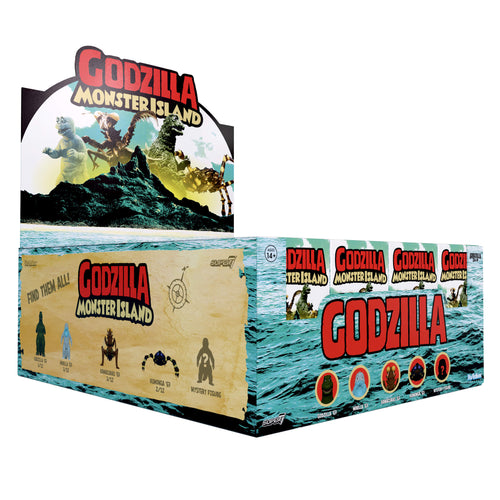 Toho Blind Box Wave 13 (Showa Monster Island) - Blind Box Flat, Super7 product photograph