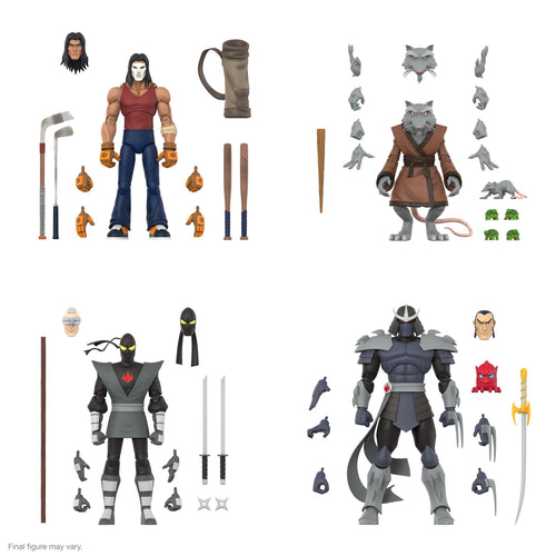 Teenage Mutant Ninja Turtles ULTIMATES! Wave 13 - Splinter, Casey Jones, Shredder & Foot Ninja, Teenage Mutant Ninja Turtles ULTIMATES! action figure, Super7 product photograph