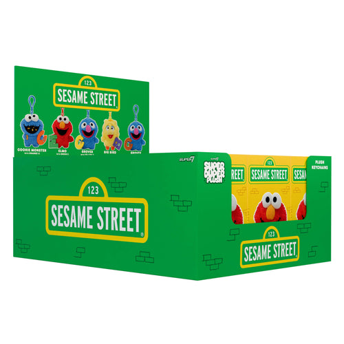 Sesame Street Super Duper Plush Blind Box Wave 01 - Blind Box Flat, Sesame Street Super Duper Plush action figure, Super7 product photograph