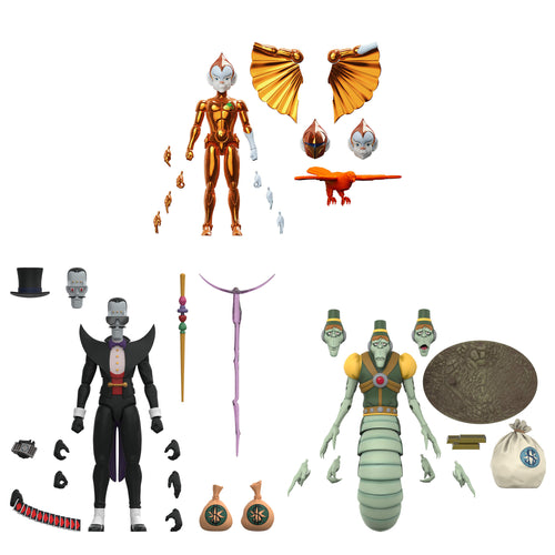 SilverHawks ULTIMATES! Wave 08 - Copper Kidd, Yes-Man & Poker-Face, SilverHawks ULTIMATES! action figure, Super7 product photograph