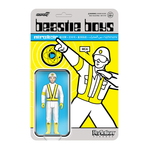 Beastie Boys ReAction Figures Wave 04 - MCA (Intergalactic Crossing Guard), Beastie Boys ReAction action figure, Super7 product photograph
