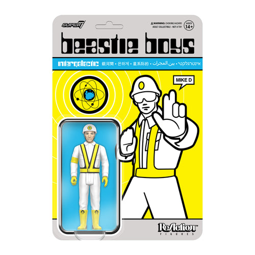 Beastie Boys ReAction Figures Wave 04 - Mike D (Intergalactic Crossing Guard), Beastie Boys ReAction action figure, Super7 product photograph