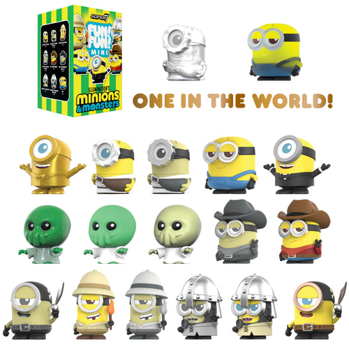 Minions & Monsters FUN! FUN! MINI Wave 01 - Individual Blind Box, Minions & Monsters FUN! FUN! MINI action figure, Super7 product photograph