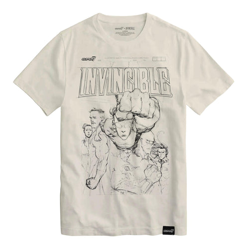 Invincible T-Shirts - Concept Art Poster, Super7 product photograph