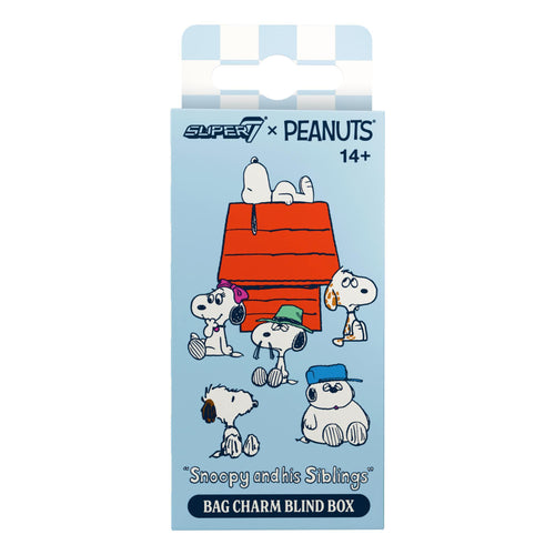 Peanuts Bag Charm Blind Box Wave 01 - Siblings - Individual Blind Box, Super7 product photograph