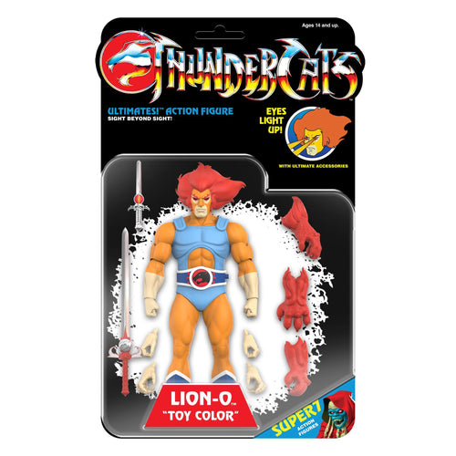 ThunderCats ULTIMATES! - Lion-O (LED Eyes, Toy Color), ThunderCats ULTIMATES! action figure, Super7 product photograph