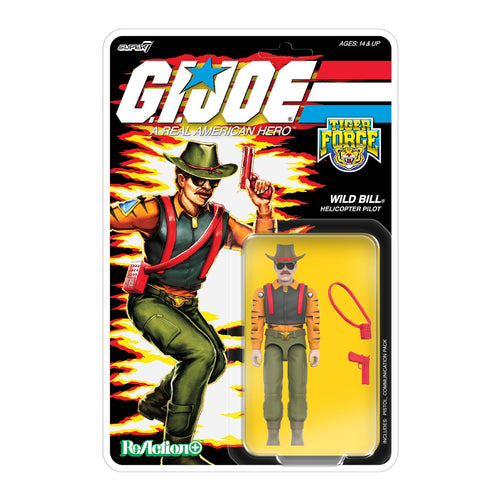G.I. Joe ReAction+ Figures - Wild Bill (Tiger Force), G.I. Joe ReAction+ action figure, Super7 product photograph
