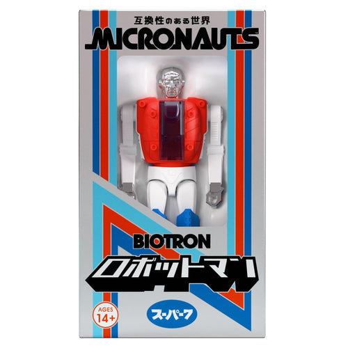 Micronauts ReAction+ Wave 05 (SDCC/Japanese Boxed) - Biotron (Head Man), Micronauts ReAction+ action figure, Super7 product photograph