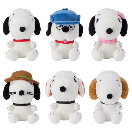 Peanuts Plush Wave 01 - Snoopy, Spike, Belle, Olaf, Andy & Marbles (Adopt a Puppy), Super7 product photograph