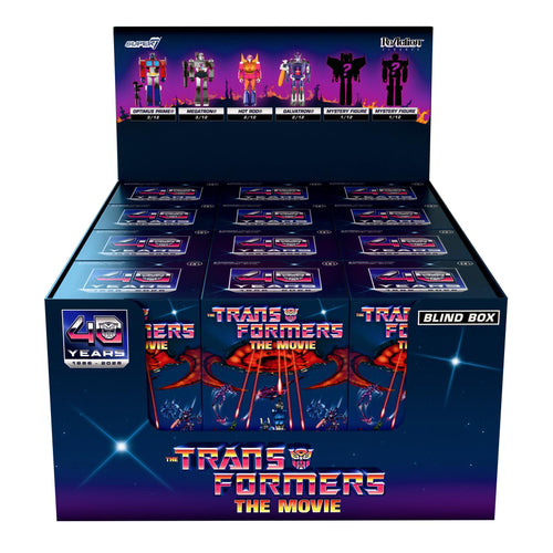 Transformers ReAction Blind Box Wave 06 (The Movie) - Blind Box Flat, Transformers ReAction action figure, Super7 product photograph
