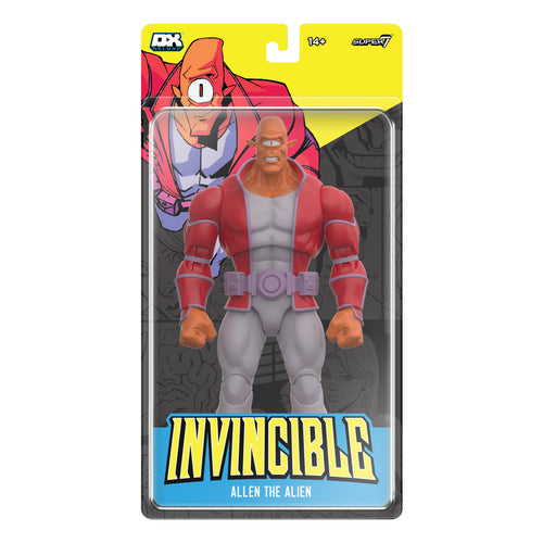 Invincible DELUXE Wave 01 - Allen The Alien, Invincible DELUXE action figure, Super7 product photograph