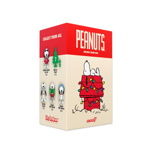 Peanuts ReAction Blind Box Wave 11 (Snoopy Holiday) - Individual Blind Box, Peanuts ReAction action figure, Super7 product photograph