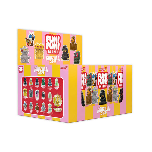 Toho FUN! FUN! MINI Wave 01 - Blind Box Flat, Toho FUN! FUN! MINI action figure, Super7 product photograph