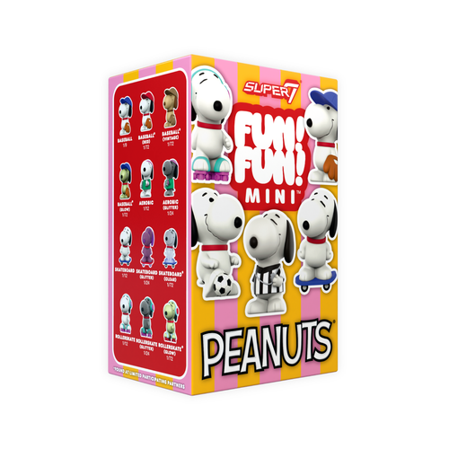 Peanuts FUN! FUN! MINI Wave 01 (Athlete Snoopy) - Individual Blind Box, Peanuts FUN! FUN! MINI action figure, Super7 product photograph