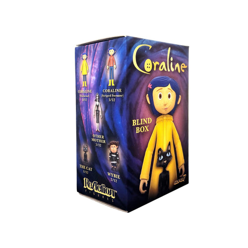 Coraline ReAction Blind Box Wave 01 - Individual Blind Box, Coraline ReAction action figure, Super7 product photograph