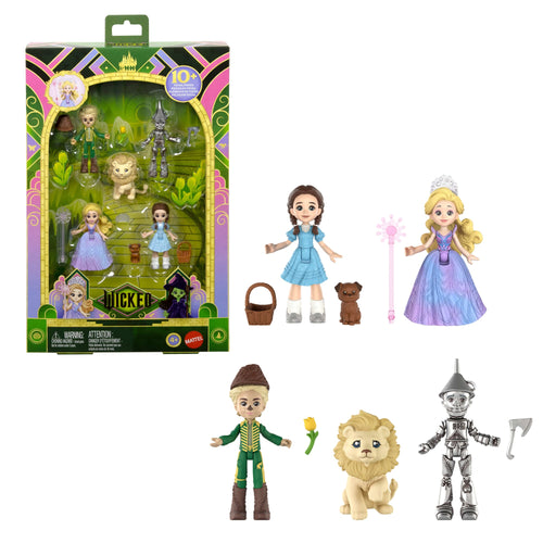 Universal Pictures’ Wicked: For Good Oz Story Set, 5 Small Dolls With 5 Movie-Inspired Accessories, Wicked product photograph published by Mattel