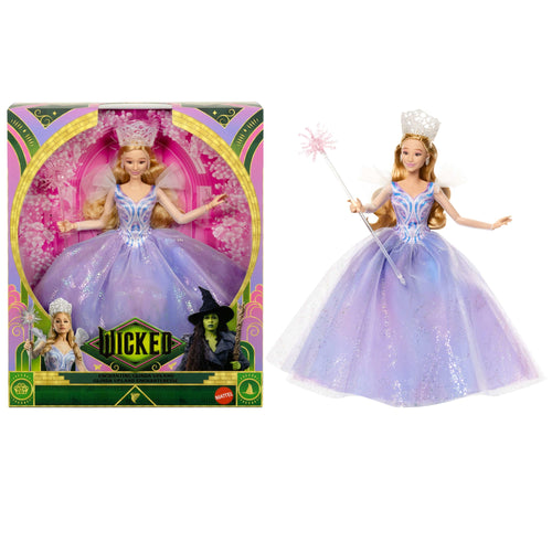 Universal Pictures’ Wicked: For Good Deluxe Glinda Doll With Movie-Inspired Outfit & 3 Accessories, Wicked product photograph published by Mattel