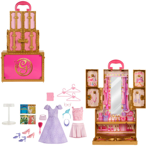 Universal Pictures’ Wicked Glinda's Glamorous Closet, 2 Unique Looks, Surprises & 13 Accessories, Wicked product photograph published by Mattel