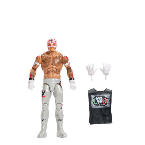 WWE Elite Rey Mysterio Action Figure, Series #125 Set, 6-Inch Collectible With Articulation & Accessories, WWE product photograph published by Mattel