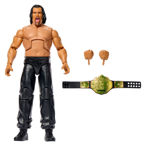 WWE Elite Great Khali Smash Action Figure, Series #123 Set, 6-Inch Collectible With Accessories, WWE product photograph published by Mattel