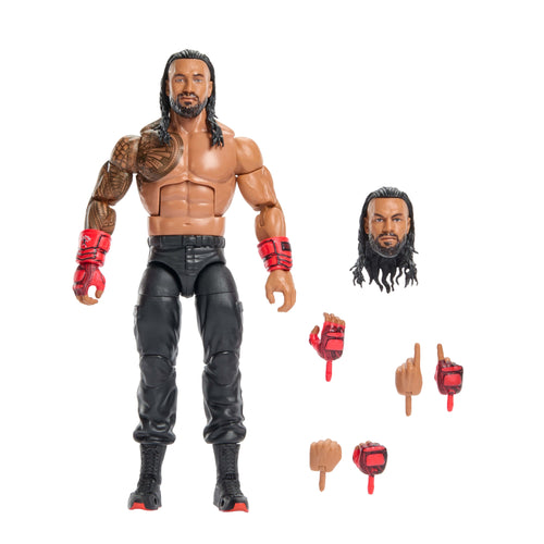 WWE Elite Collection Top Picks Roman Reigns Action Figure & Accessories, 6-Inch Collectible Set, WWE product photograph published by Mattel