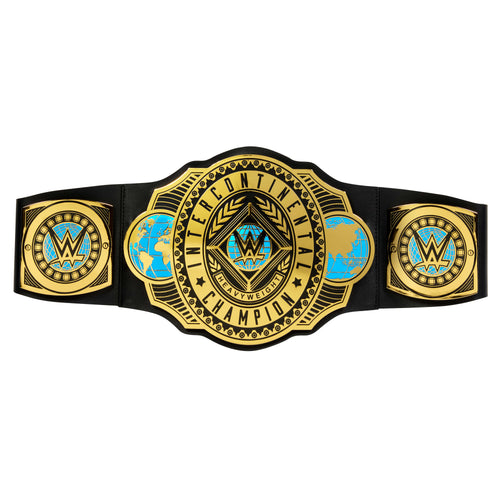 WWE Championship Intercontinental Champion Title, Kid-Sized Role-Play & Costume Belt Accessory, WWE product photograph published by Mattel