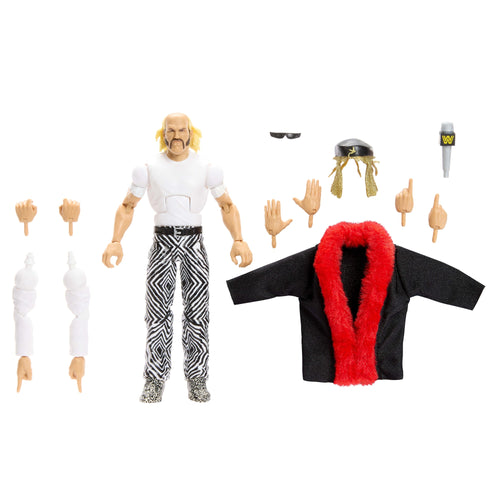 WWE Elite Legends Jesse “The Body” Ventura Action Figure & Accessories, Series 30 6-Inch Set, WWE product photograph published by Mattel