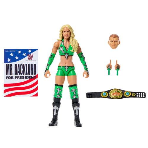 WWE Elite Legends Michelle Mccool Action Figure & Accessories, Series 30 6-Inch Collectible Set, WWE product photograph published by Mattel