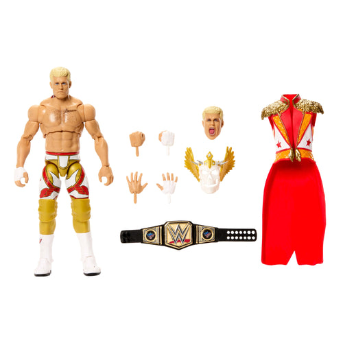 WWE Ultimate Edition Cody Rhodes Action Figure & Accessories Set, 6-Inch Collectible Superstar, WWE product photograph published by Mattel