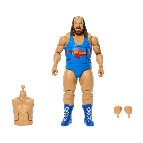 WWE Elite Legends Earthquake Action Figure & Accessories, Series 32 6-Inch Collectible Set, WWE product photograph published by Mattel