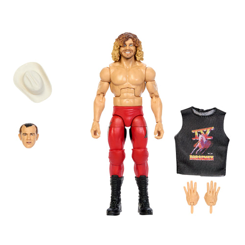 WWE Elite Legends Bam Bam Bigelow Action Figure & Accessories, Series 32 6-Inch Collectible Set, WWE product photograph published by Mattel