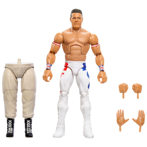 WWE Elite Collection Monday Night War British Bulldog Action Figure & Plus Golga Build-A-Figure Parts, WWE product photograph published by Mattel Creations