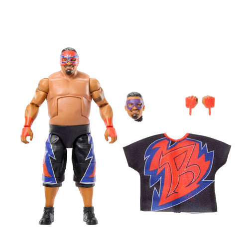WWE Elite Legends Rosey Action Figure, WWE product photograph published by Mattel Creations